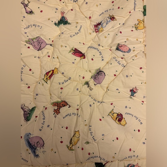 Vintage Classic Pooh 1999 Crib Bedding Comforter - Picture 5 of 6